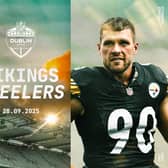 The new partnership will see Virgin Media Television broadcast all six 2025 International Games in Europe including the historic clash between the Pittsburgh Steelers and Minnesota at Croke Park