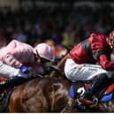 Which Wolf Wins, right, with Dylan Browne McMonagle up, on their way to winning the Guinness Irish EBF Nursery Handicap during day four of the Galway Races Summer Festival