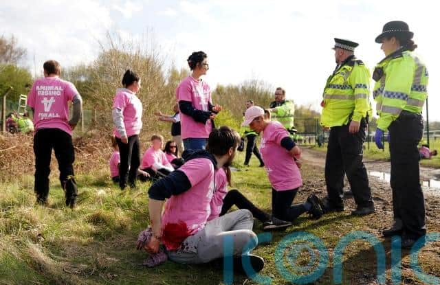Merseyside Police said a total of 118 people have been arrested on suspicion of criminal damage and public nuisance offences, with Aintree praising the response of both police and security.