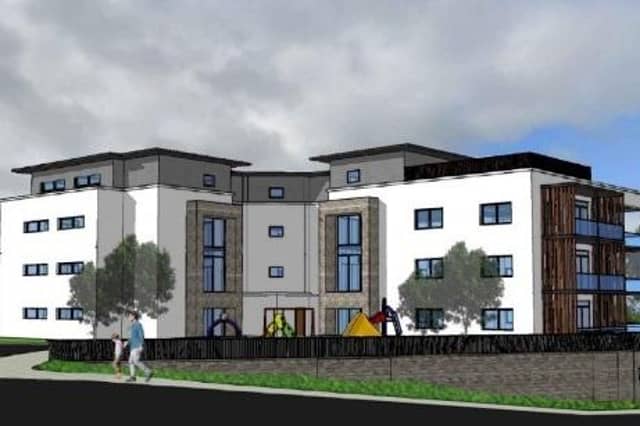 Artist's impression of proposed Letterkenny apartment block