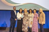 Leeanne Patterson, Emma McNulty, Nivi Garhewal, Lee-Anne Burke and Tracy Moore were presented with the award by Rob Daly, Chief Customer Officer, CPL.