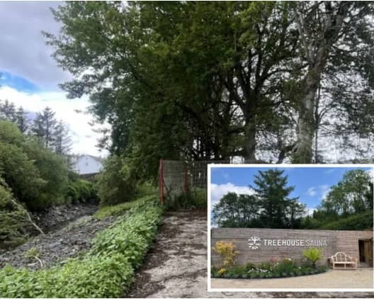 Current car park site and Wellness Facility visual