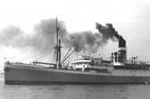 A photo of the SS City of Simla, which was sunk by a Nazi submarine off the Donegal coast in 1940