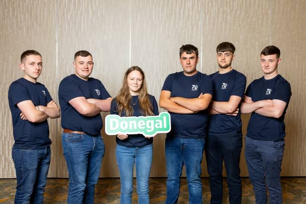 Pictured are six of the nine students representing Donegal at WorldSkills Ireland 2026