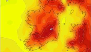 NATIONAL: One area of Ireland to get 31C on Friday and break record amid Met Éireann heat warning