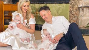 National: Former TD and Fair City star overcome hurdles on day of twins' joyous Christening 