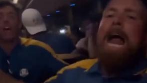 WATCH: 'Europe's on fire' -Shane Lowry and Rory McIlroy lead European Ryder Cup victory bus singalong  
