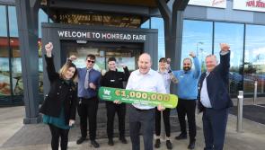 Busy service station makes one Irish person a Lotto millionaire 