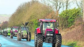 Donegal farmers will join nationwide protest in Letterkenny this evening