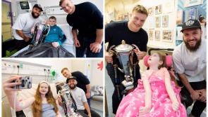 National: PICTURES: Irish International Rugby players bring six nations to Crumlin