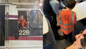 Little boy (7) gets to live his dream as a train driver