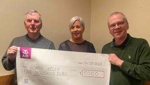 Bernie Kelly wins €5,000 snowball at the Letterkenny Rovers' Club Bingo