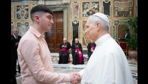 Irish teacher meets Pope Leo XIV during a private audience in the Vatican 