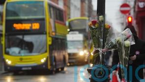 Flowers left at scene of fatal bus crash in Dublin