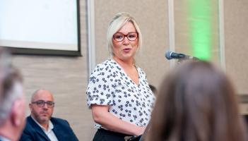 Michelle O’Neill is keynote speaker at Sinn Féin’s election launch in Letterkenny