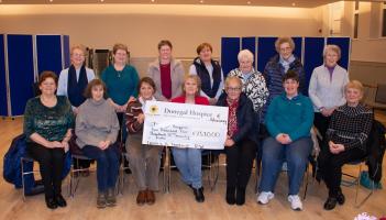 Donegal Presbyterian Women present &euro;2570 cheque to Donegal Hospice