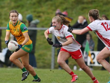 Katie Dowds brace helps Donegal defeat Tyrone and go top of the table