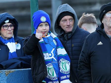 In Pictures: Finn Harps supporters happy to see team split points with Cork City