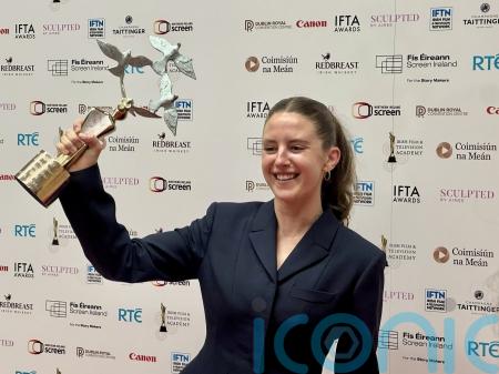 Louisa Harland pays tribute to Hamnet co-stars after rising star win