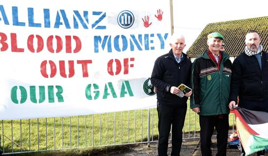 &lsquo;It needs to end as soon as possible&rsquo; - Devenney leads protest at Fr Tierney Park
