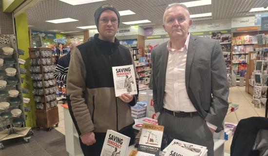 Gerry McKeever holds book signing in Letterkenny for latest release