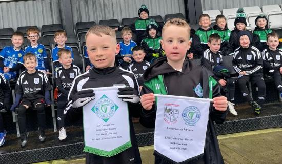 Liverpool Finn Harps link up with Letterkenny Rovers for underage blitz