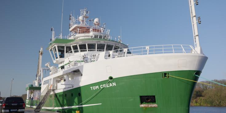 Donegal marine scientists set sail on research trip on board the the RV Tom Crean