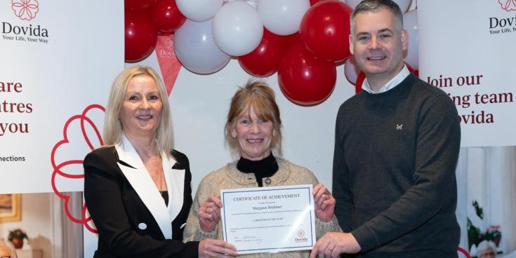 &lsquo;Heart and devotion&rsquo; - Margaret Brabiner named Dovida Donegal Caregiver of the Year