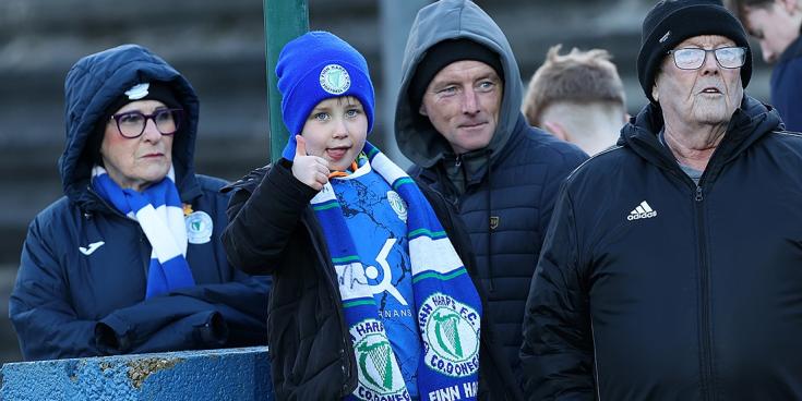 In Pictures: Finn Harps supporters happy to see team split points with Cork City