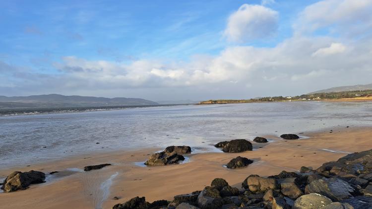 Sunday will be cold in Donegal with sunny spells and wintry showers