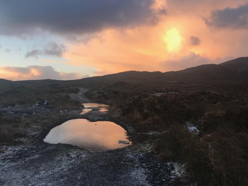 The outlook for Donegal looks cold, windy and wet