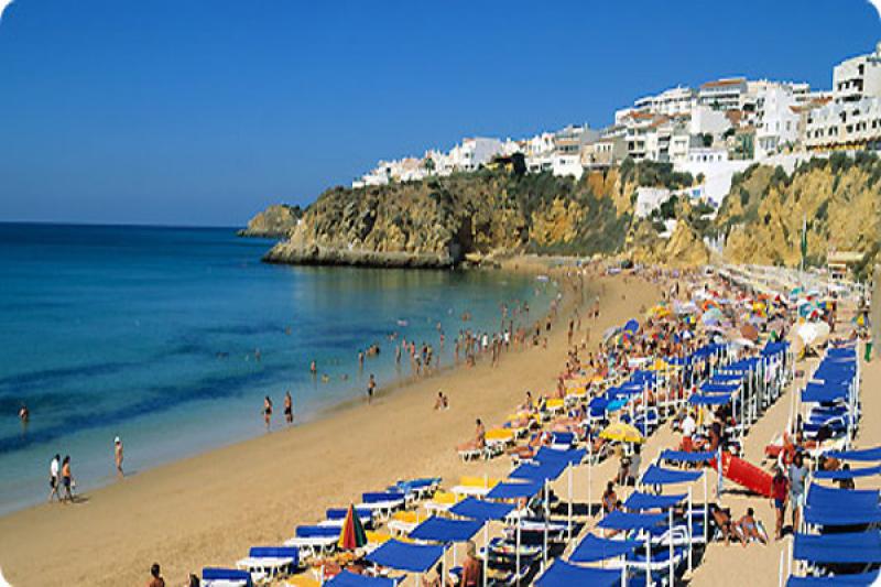 Algarve beach sun holiday
