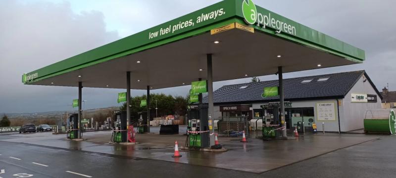 Lifford's Appplegreen Service Station closed for now