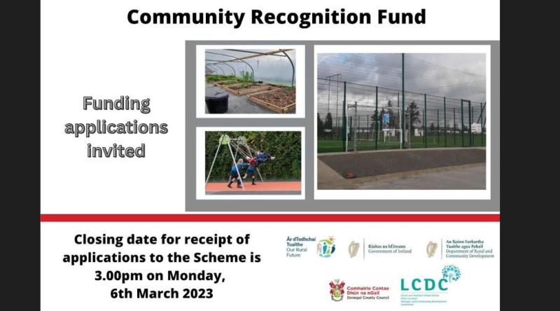 Over €3 million is available to help develop facilities throughout Donegal
