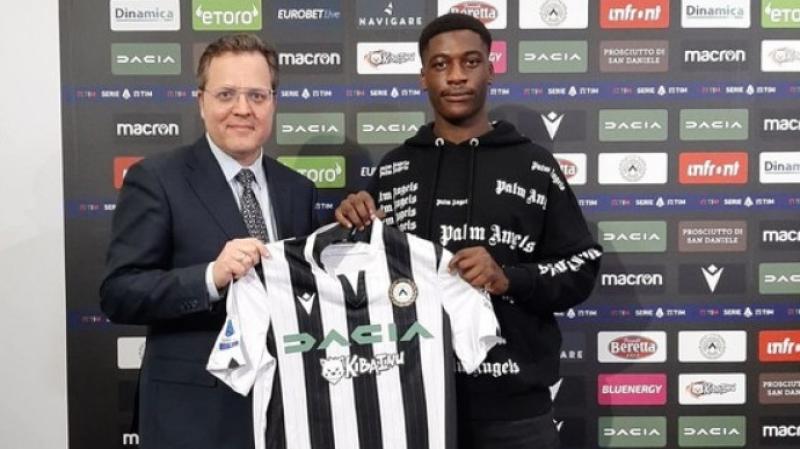 Former Letterkenny Rovers player James Abankwah makes Serie A debut