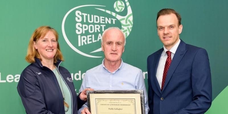 Sport Ireland honour Paddy Gallagher’s service to third level sport