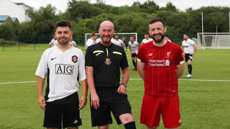 Charity the winner as Liverpool and Manchester United fans do battle