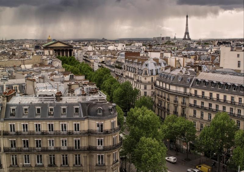 Irish rugby fan supporter suddenly in Paris 
