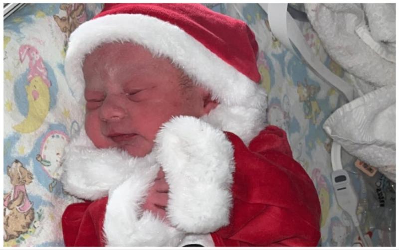 National: Family see Christmas Day to remember with birth of beautiful baby girl