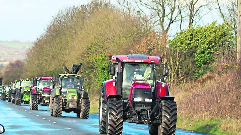 Donegal farmers will join nationwide protest in Letterkenny this evening