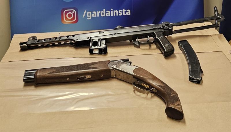 National: Man and woman found with pistol, shotgun and submachine gun due in court