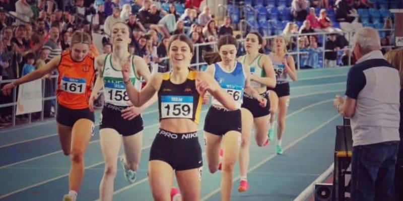 Erin Friel storms to first national gold at Juvenile Indoor Championships 