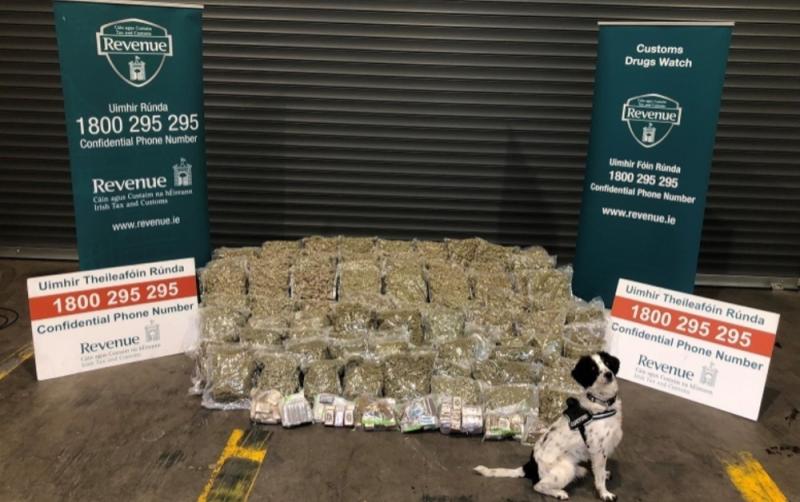 Cannabis haul worth over &euro;1.6 million seized by Revenue while entering Ireland