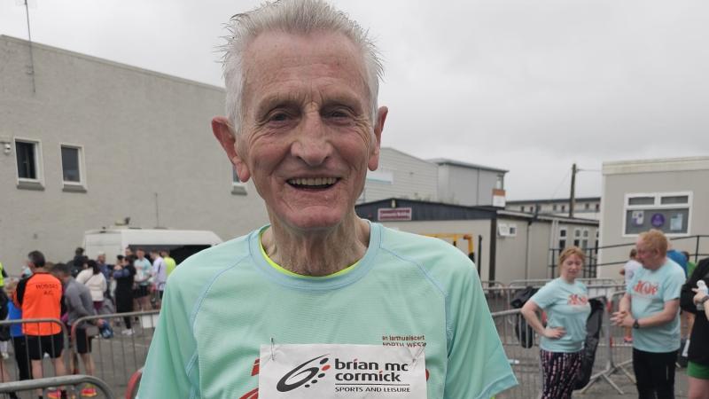 Buncrana's Condy Doherty completes North West 10K on his 81st birthday