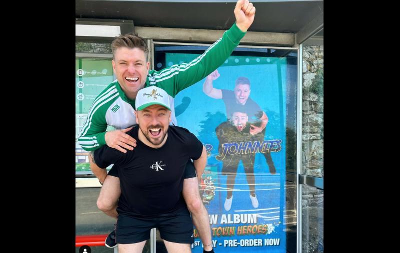 The 2 Johnnies say they have a 'life goal achieved' after appearing in random spot