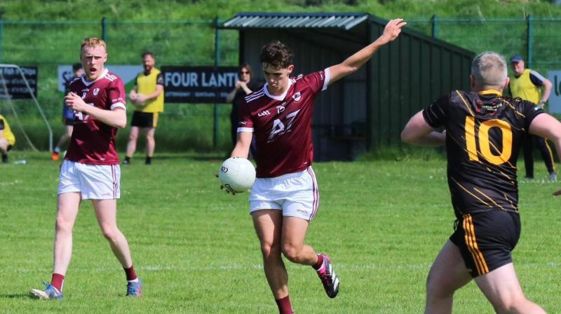 Ronan Frain the difference for Letterkenny Gaels against Naomh Padraig, Lifford