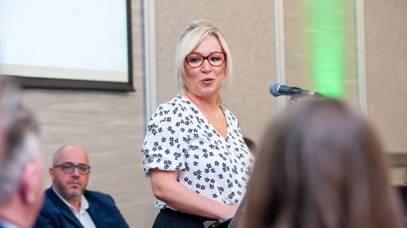 Michelle O’Neill is keynote speaker at Sinn Féin’s election launch in Letterkenny