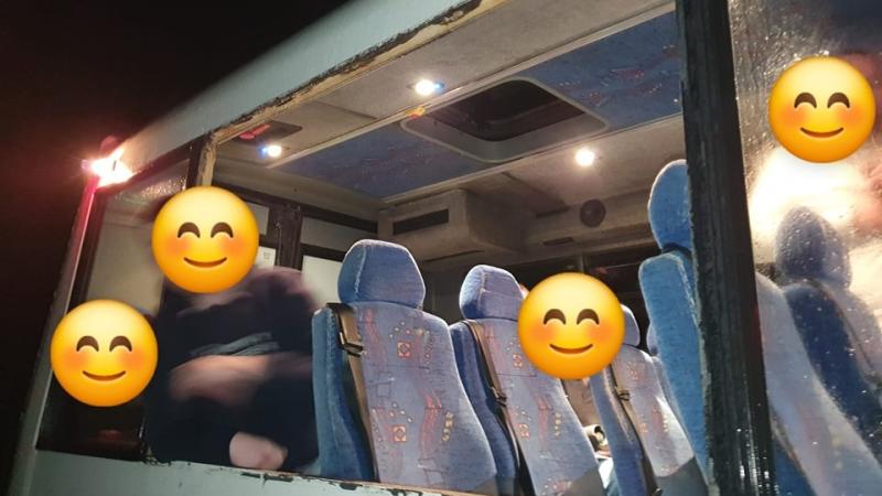 Touring party in Donegal vandalise bus and leave driver 'absolutely terrified'