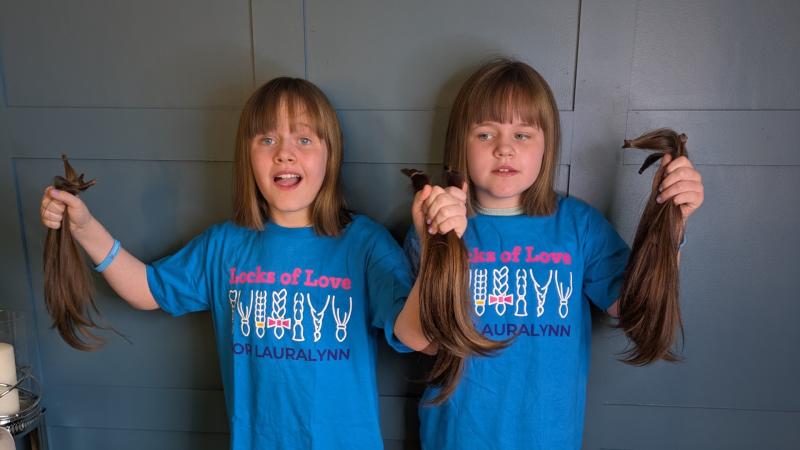 Churchill twins make the cut and raise over €1,300 for children’s hospice