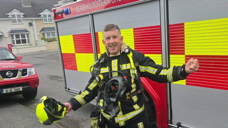 Donegal Firefighters Association pays tribute to Norman Spratt on his retirement
